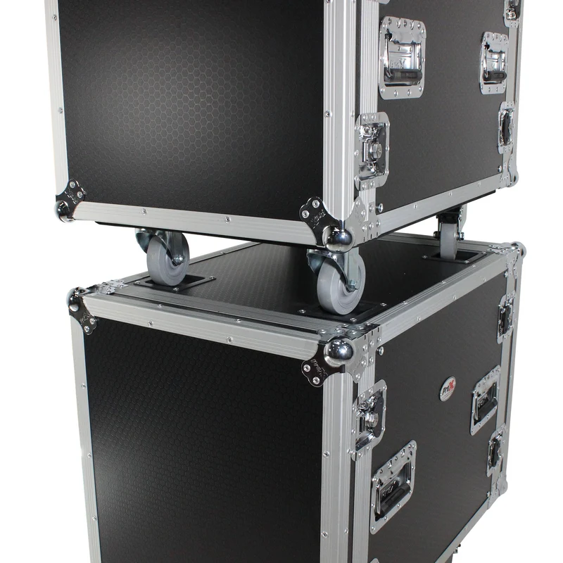 ProX T-12RSS24 12U Amp Rack ATA Flight Case With Casters