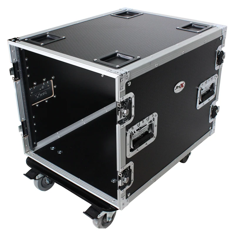 ProX T-10RSS24 10U Rack Mount Flight Case With Casters
