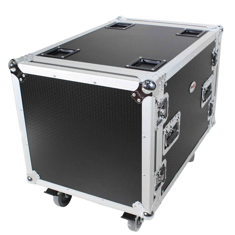 ProX T-10RSS24 10U Rack Mount Flight Case With Casters