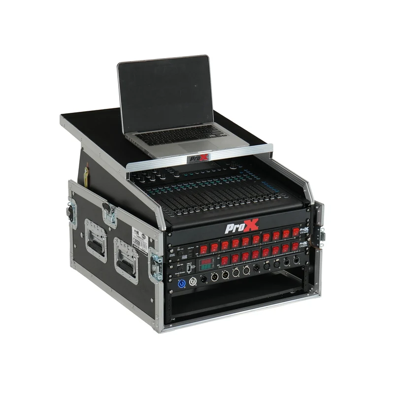 ProX T-6MRSS13ULT 13U Top 6U Front Combo Rack Flight Case