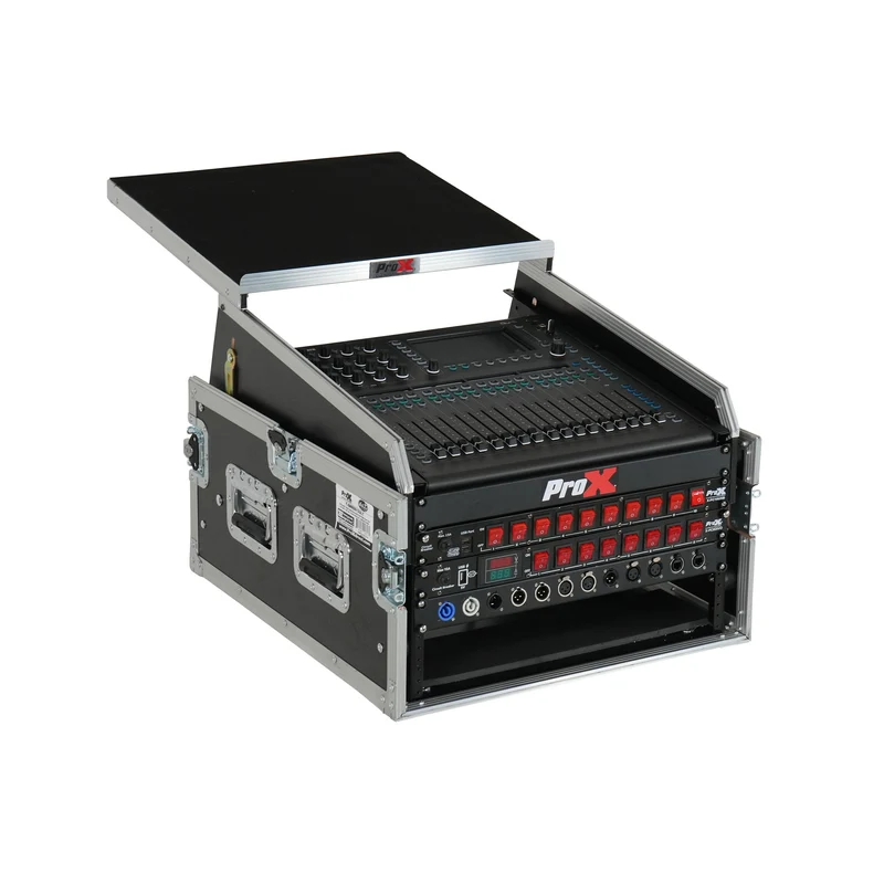 ProX T-6MRSS13ULT 13U Top 6U Front Combo Rack Flight Case