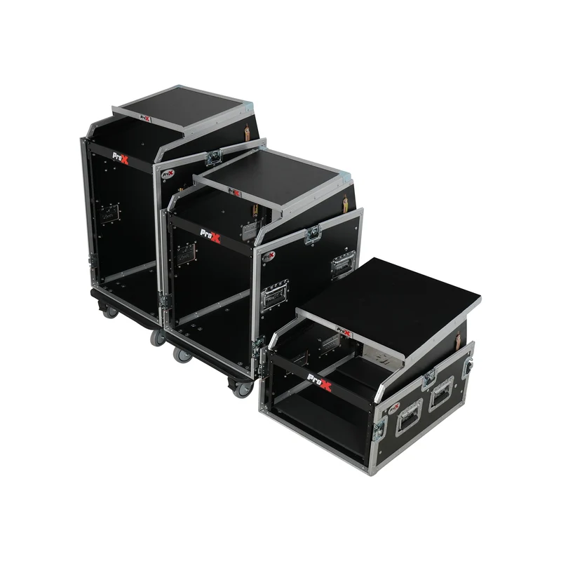 ProX T-6MRSS13ULT 13U Top 6U Front Combo Rack Flight Case