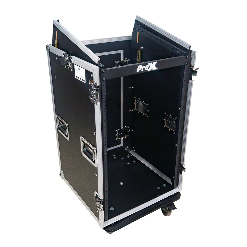 ProX T-18MRLT MK2 18U Combo Rack Flight Case With Laptop Shelf