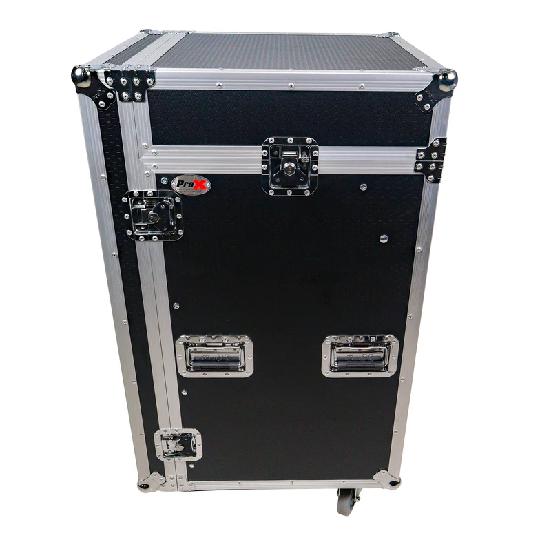 ProX T-18MRLT MK2 18U Combo Rack Flight Case With Laptop Shelf