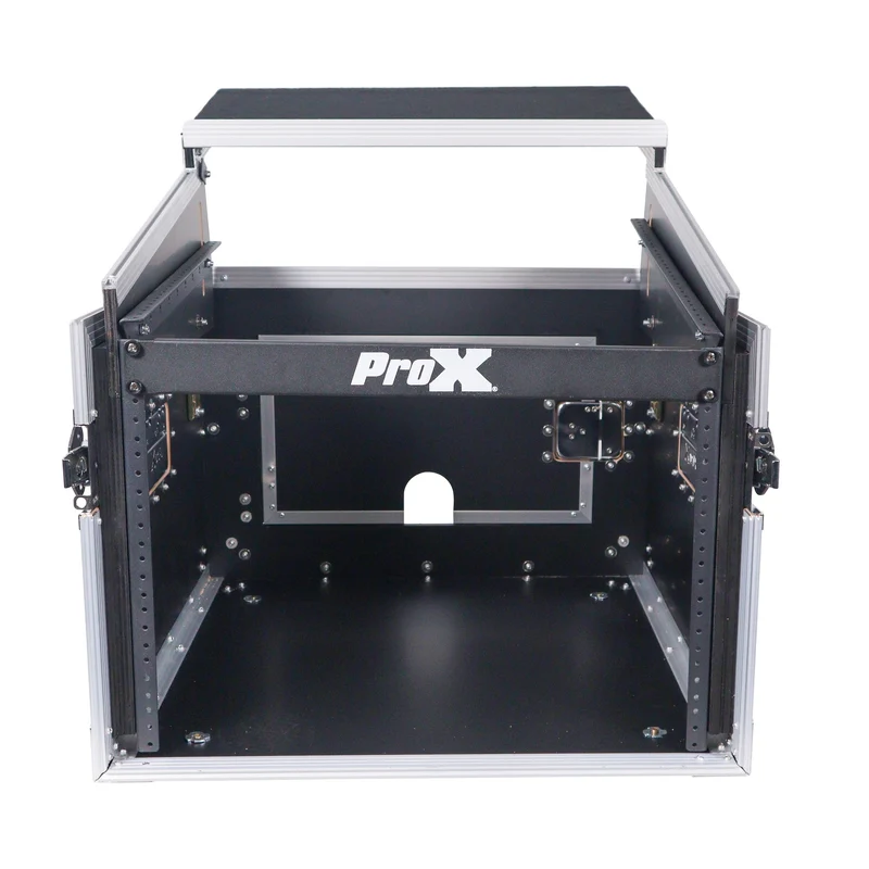 ProX T-8MRLT 8U Vertical Rack Flight Case With Laptop Shelf