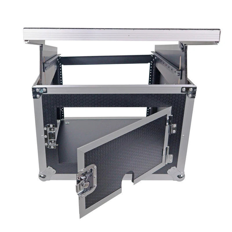 ProX T-8MRLT 8U Vertical Rack Flight Case With Laptop Shelf