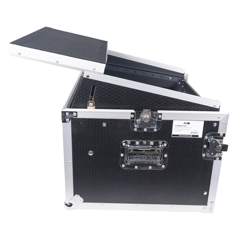 ProX T-8MRLT 8U Vertical Rack Flight Case With Laptop Shelf