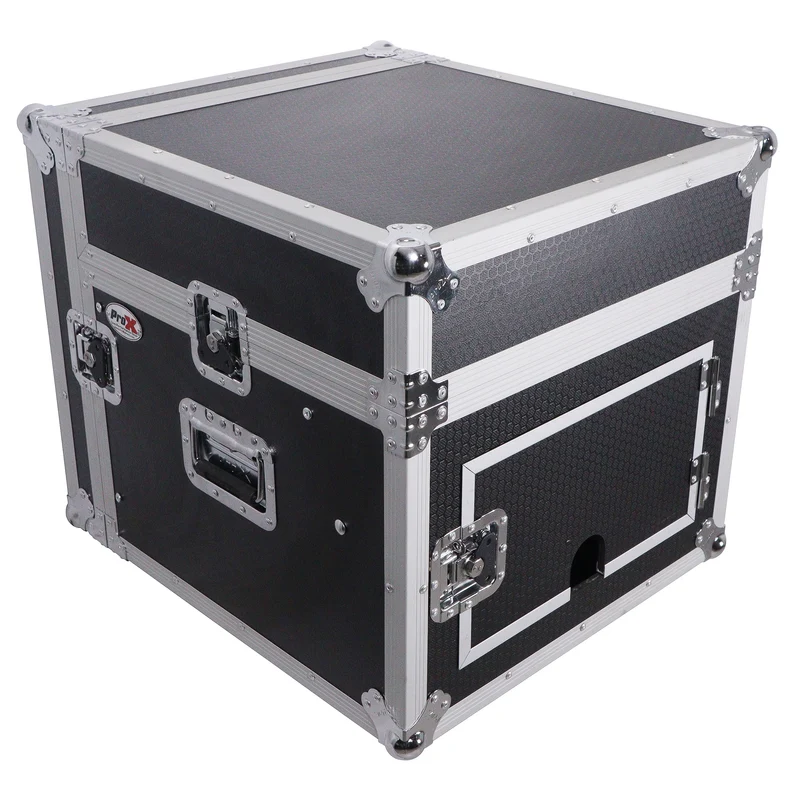 ProX T-8MRLT 8U Vertical Rack Flight Case With Laptop Shelf