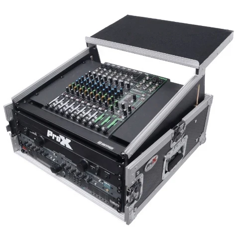 ProX T-4MRLT 4U Vertical Rack Flight Case With Laptop Shelf