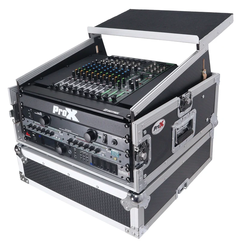 ProX T-4MRLT 4U Vertical Rack Flight Case With Laptop Shelf