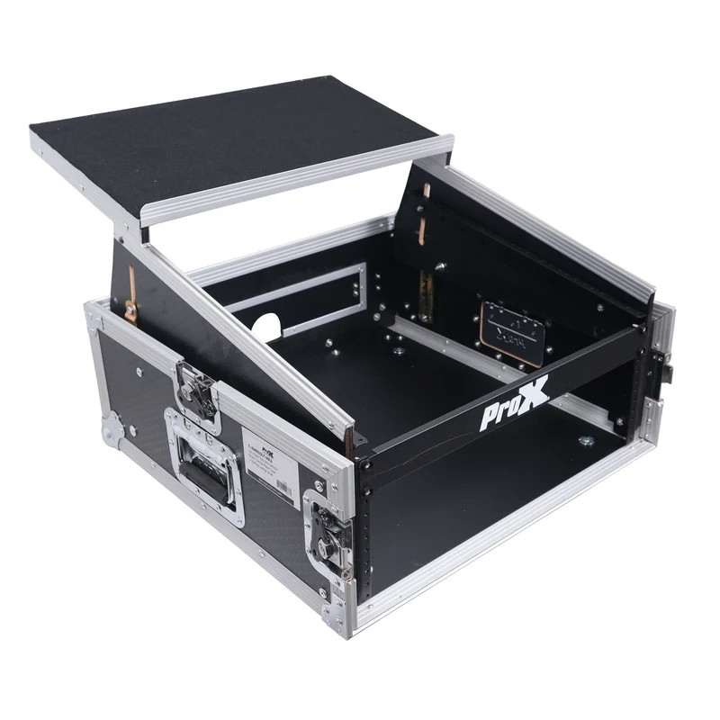 ProX T-4MRLT 4U Vertical Rack Flight Case With Laptop Shelf