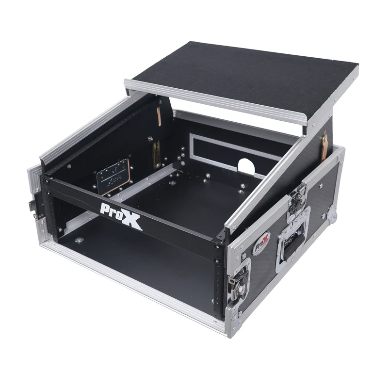 ProX T-4MRLT 4U Vertical Rack Flight Case With Laptop Shelf