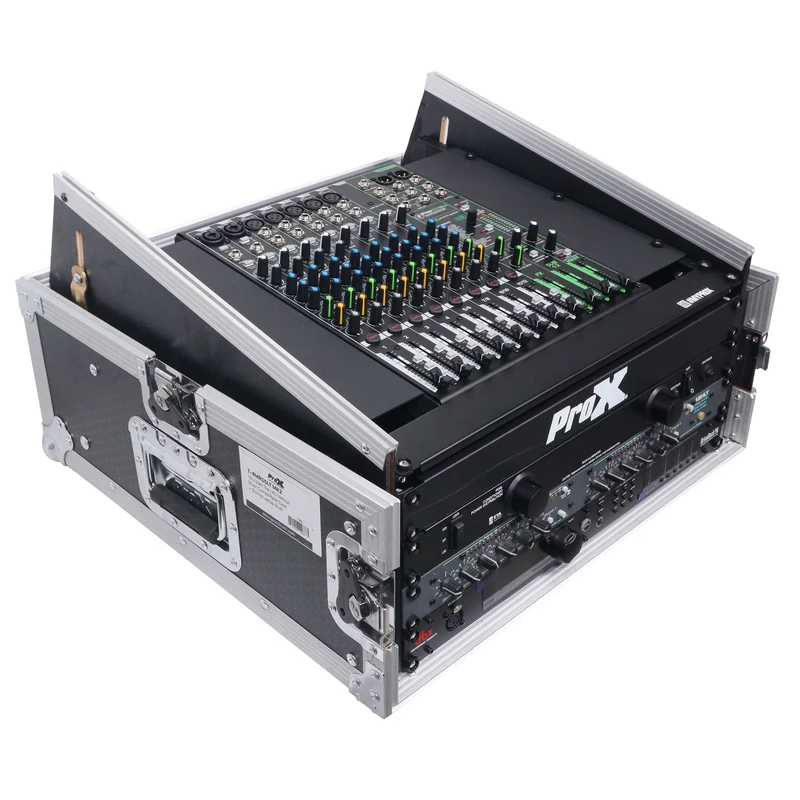 ProX T-4MRSS 4U Vertical Rack Mount Flight Case With 10U Top