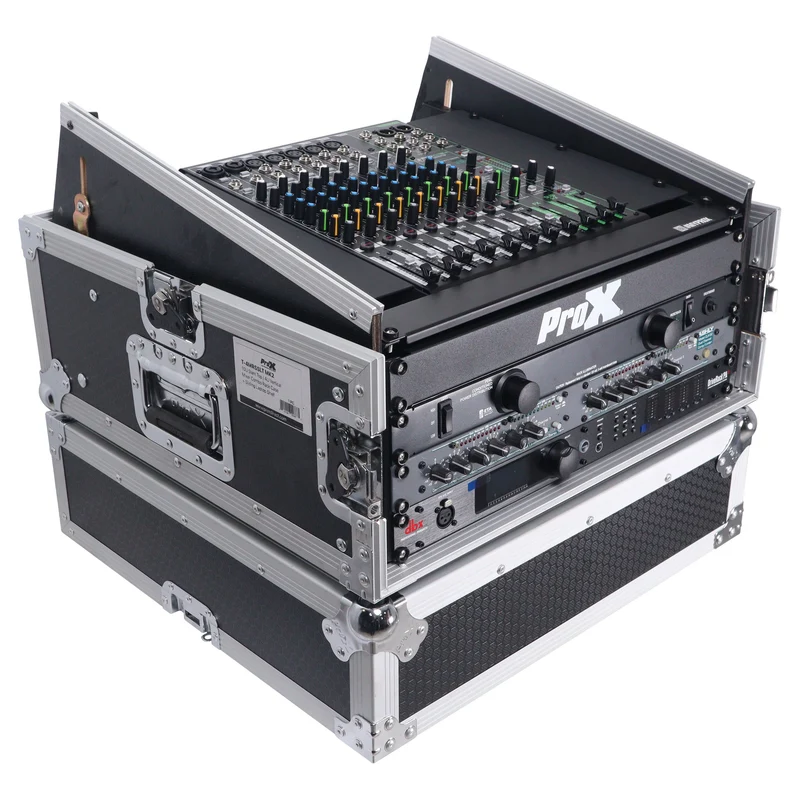 ProX T-4MRSS 4U Vertical Rack Mount Flight Case With 10U Top