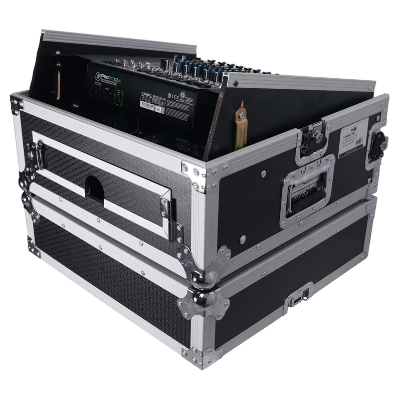 ProX T-4MRSS 4U Vertical Rack Mount Flight Case With 10U Top