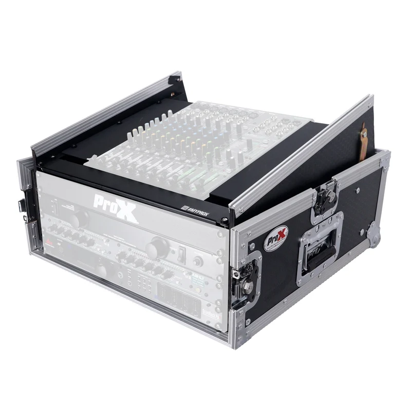 ProX T-4MRSS 4U Vertical Rack Mount Flight Case With 10U Top