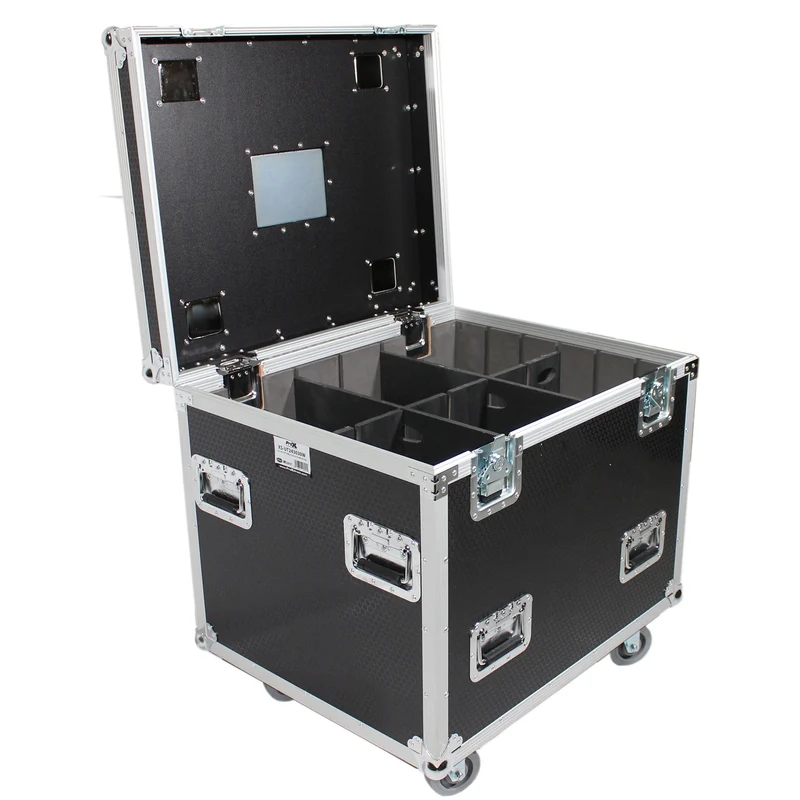 ProX TruckPax Utility Case ATA Road Case With Casters and Dividers | 24"x30"x30"