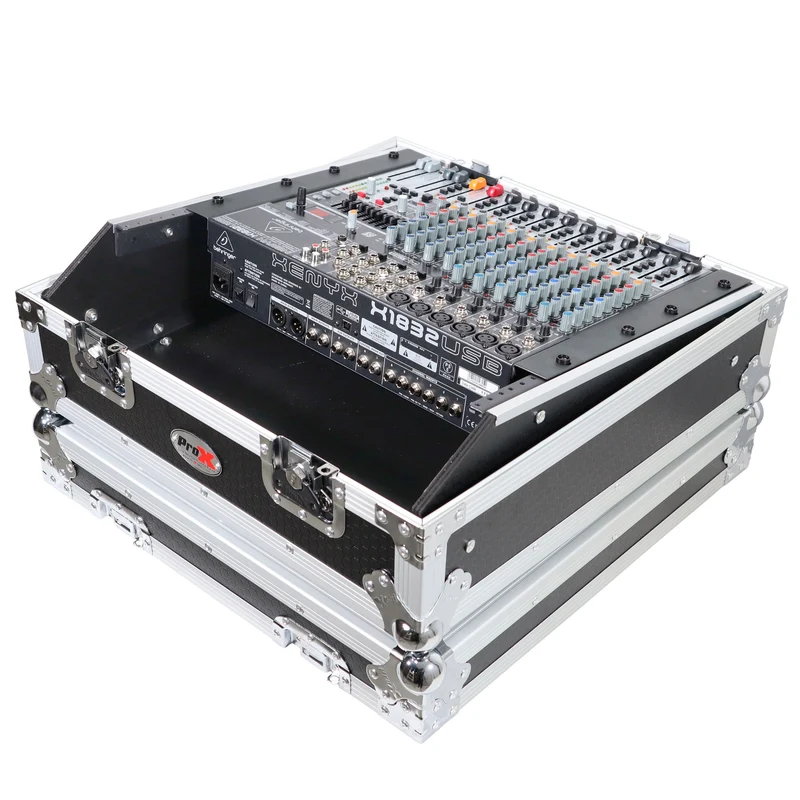 ProX T-MC 10U Topload 19" Rack Mixer DMX Flight Case