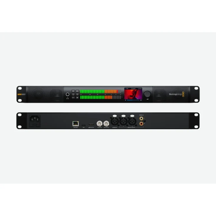 Blackmagic Design BMD-HDL-AUDMON1RU12GG3 1RU Audio Monitor With 12G-SDI