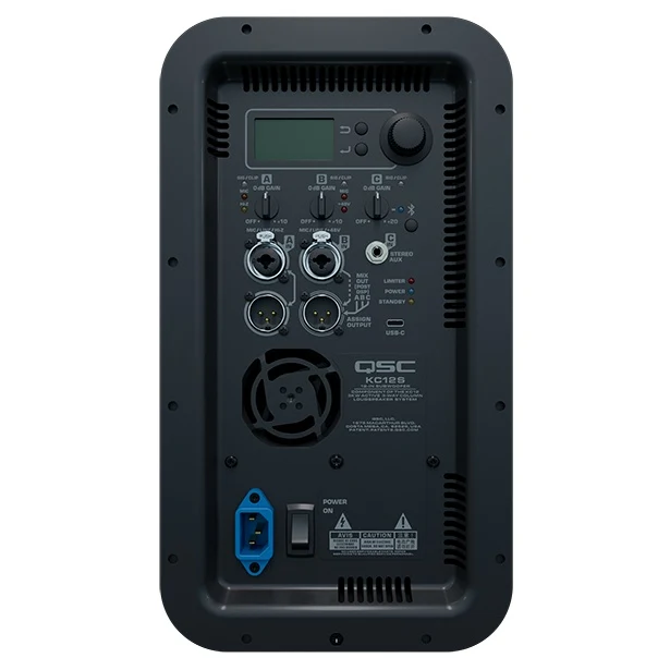 QSC KC12 Active 3-Way K Column Speaker System | Black