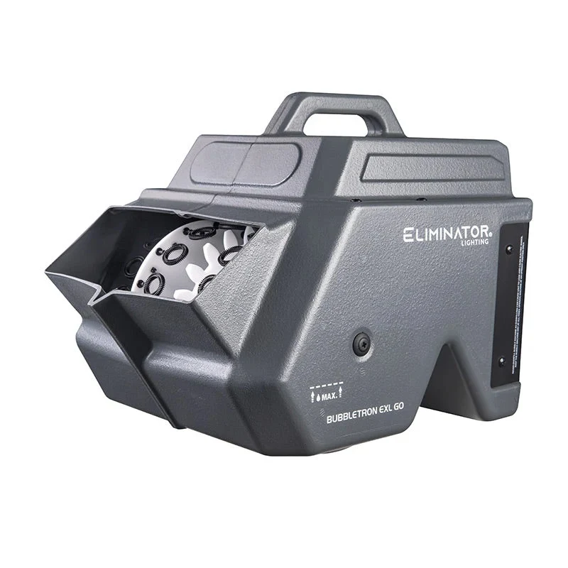Eliminator Lighting BUBBLETRON EXL GO Battery-Powered Bubble Machine