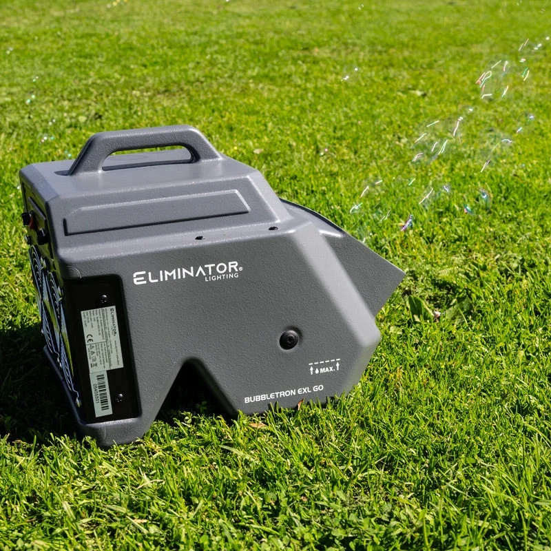 Eliminator Lighting BUBBLETRON EXL GO Battery-Powered Bubble Machine