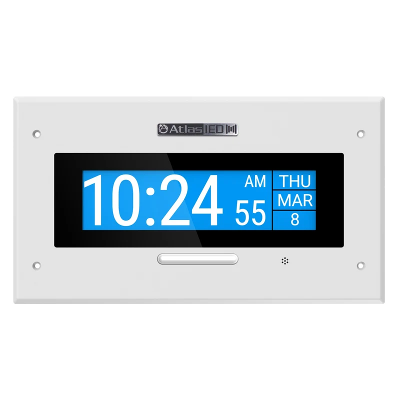 AtlasIED IP-DMF IPX Series IP Endpoint | Single LCD | Without Speakers | With LED Flashers