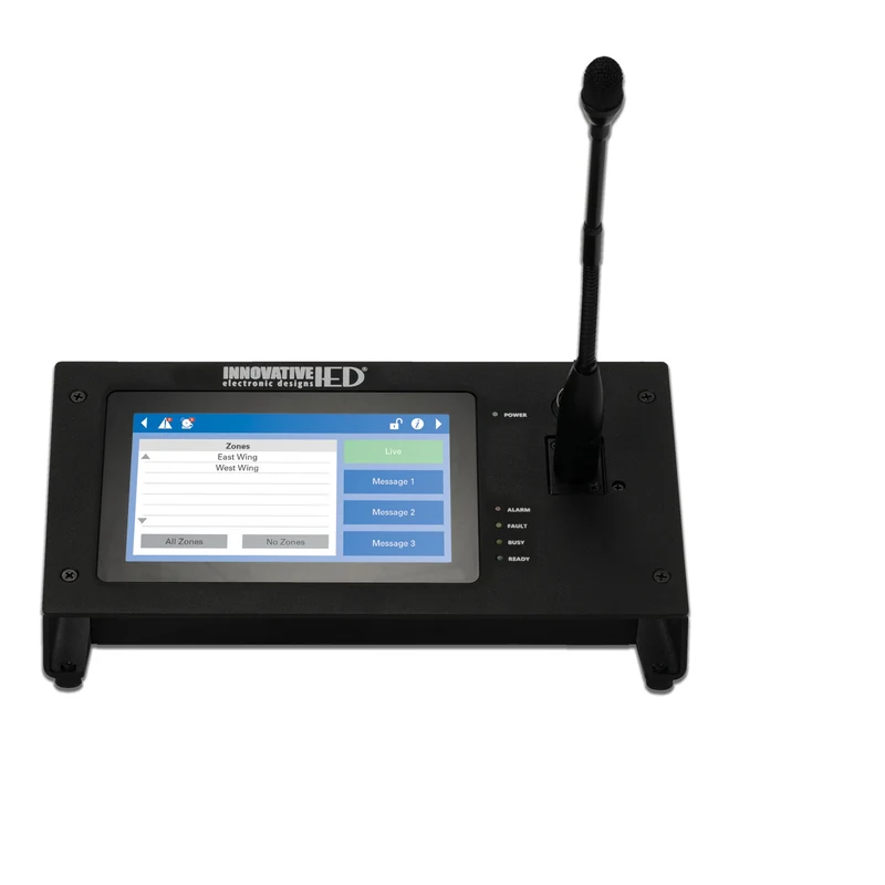 AtlasIED IED550CS-G IED550CS Touch Screen Digital Communication Station | Gooseneck Mic