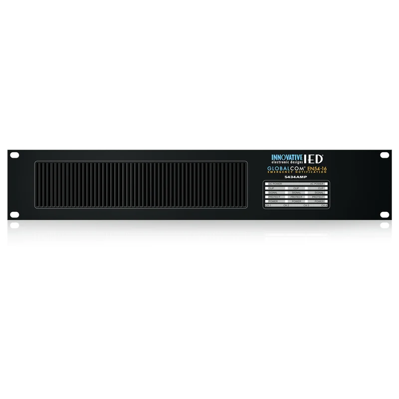 AtlasIED IED5434AMP GLOBALCOM EN54-16 4-Channel Power Amplifier | 300W
