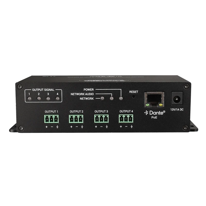 AtlasIED IED1544AIO-D 4x4 Analog to Dante I/O Module