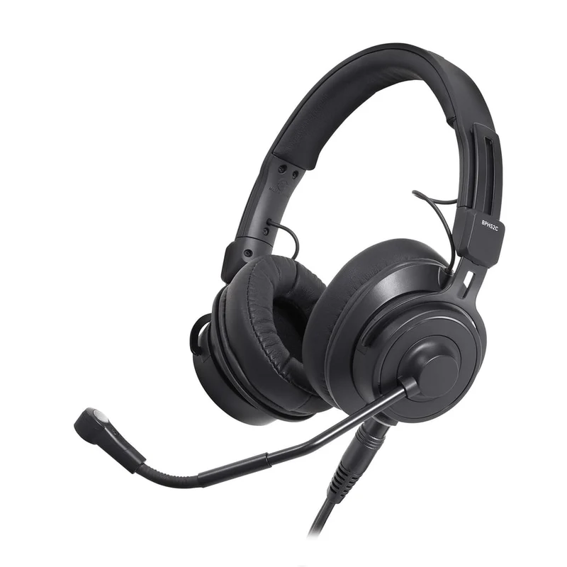 Audio-Technica BPHS2CA-UT Dual Ear Bc Headset W/Cond Ele; Unterm
