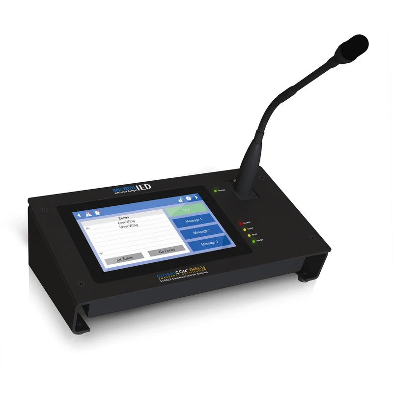 AtlasIED IED5450CS-H Touch Screen Paging Station With Handheld Mic