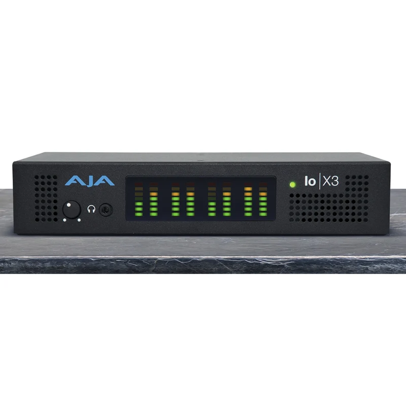 AJA IO-X3-R1 Thunderbolt 3 2K/HD/SD Video I/O Device