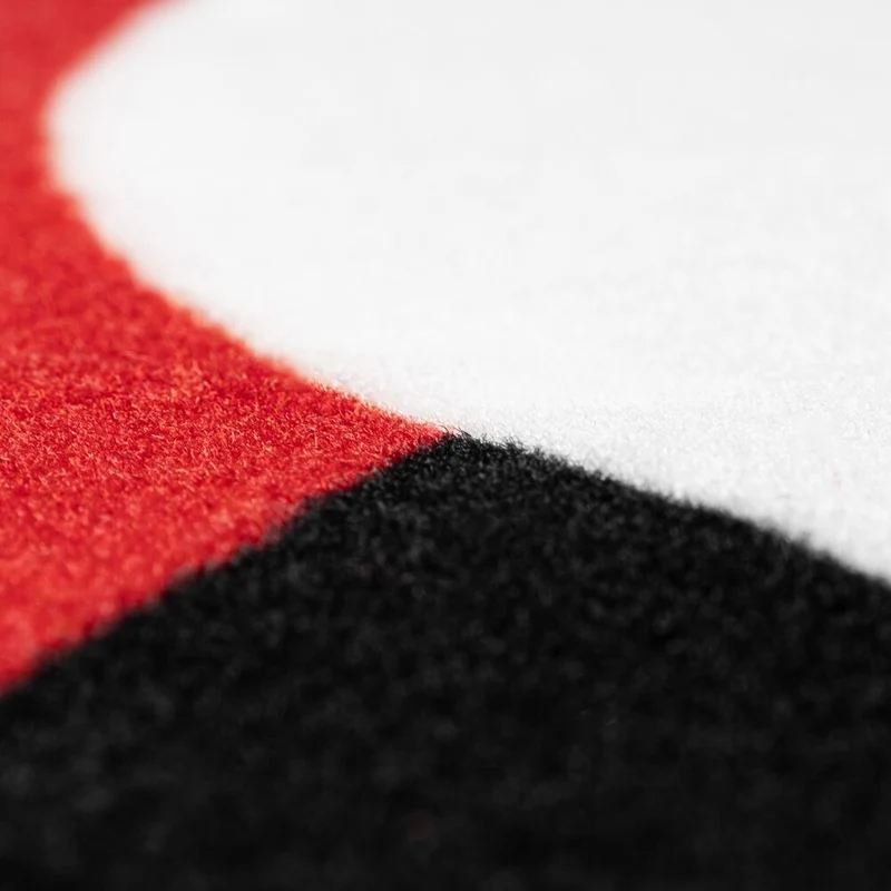 Gator GP-DRUMRUG-BKRW Drum Rug | 78" x 66"| Black, Red, White