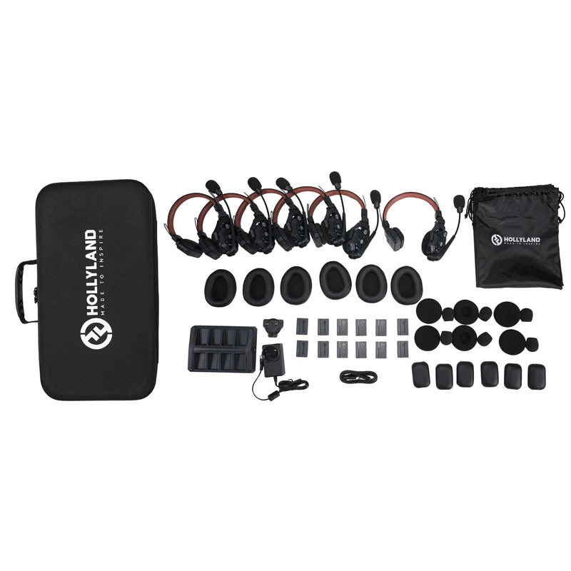Hollyland Solidcom C1 Pro Wireless Dual-Mic ENC Headset Intercom For 6
