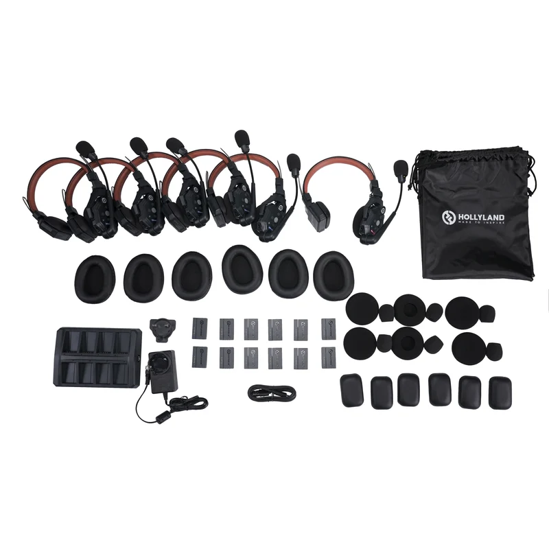 Hollyland Solidcom C1 Pro Wireless Dual-Mic ENC Headset Intercom For 6