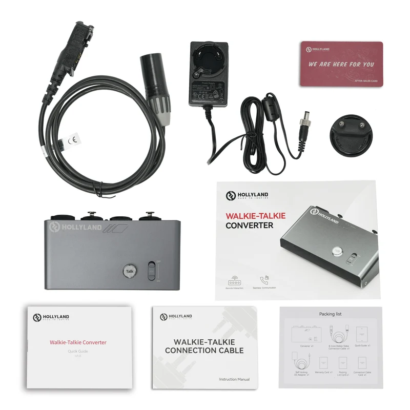 Hollyland Walkie-Talkie Converter-K 4-Wire Intercom Adapter