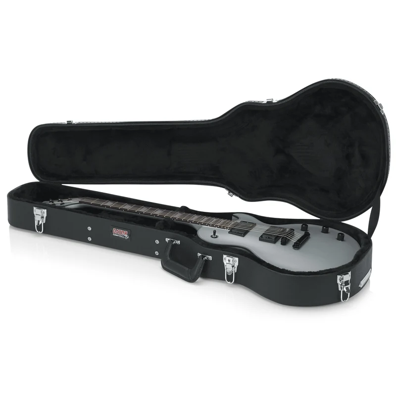 Gator GW-LPS Gibson Les Paul Deluxe Wood Guitar Case | Black