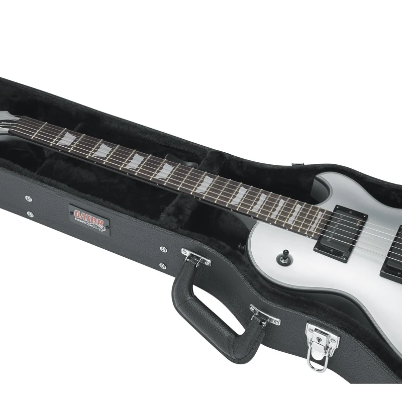 Gator GW-LPS Gibson Les Paul Deluxe Wood Guitar Case | Black