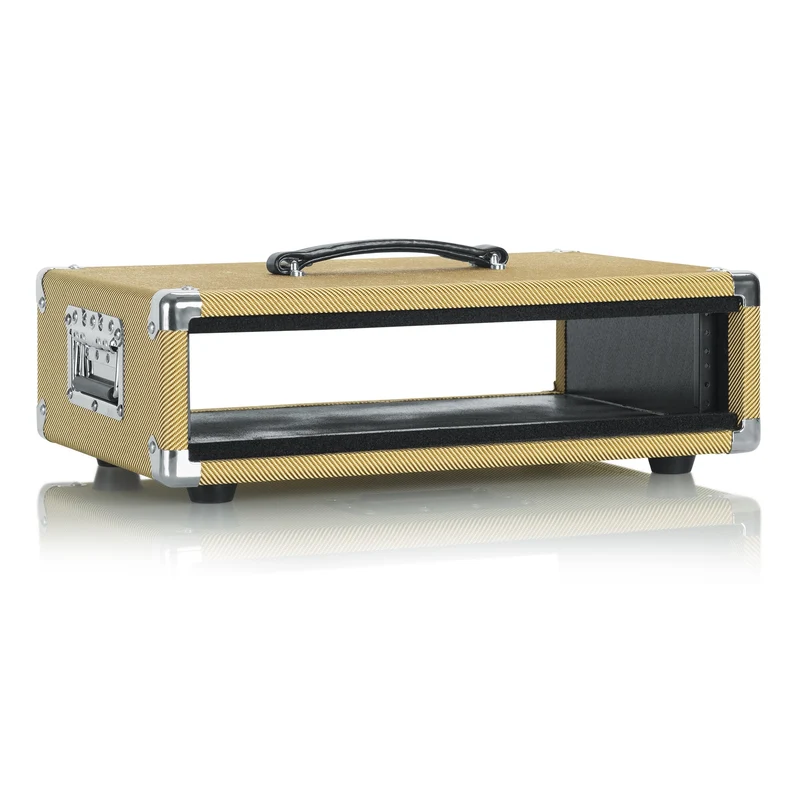 Gator GR-RETRORACK-2TW Vintage Amp Vibe Rack Case 2U | Tweed