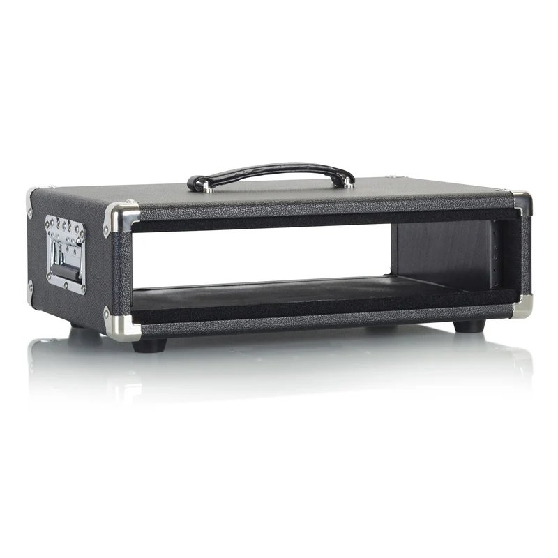 Gator GR-RETRORACK-2BK Vintage Amp Vibe Rack Case 2U | Black