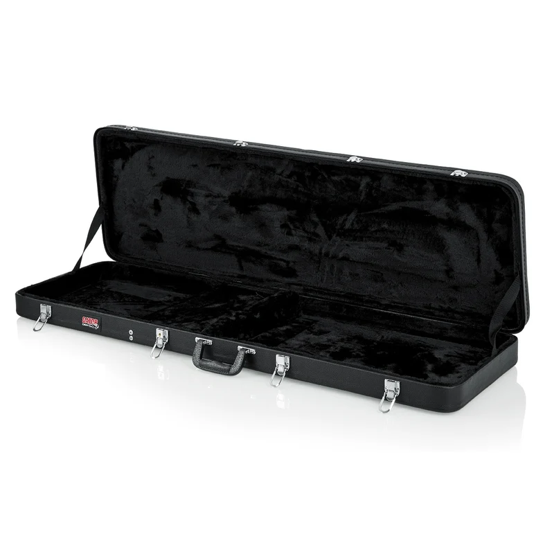 Gator GWE-BASS Bass Guitar Wood Case with Lockable Latches