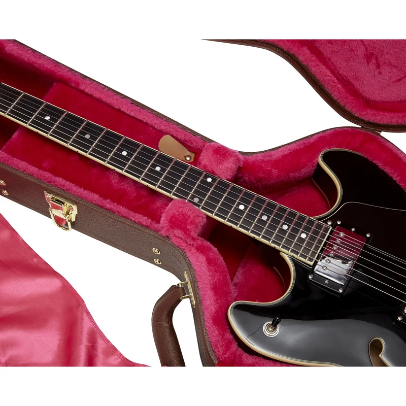 Gator GW-335-BROWN Semi-Hollow Guitar Deluxe Wood Case