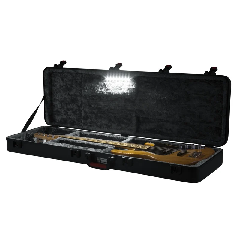 Gator GTSA-GTRBASS-LED TSA ATA Molded Bass Guitar Case With LED
