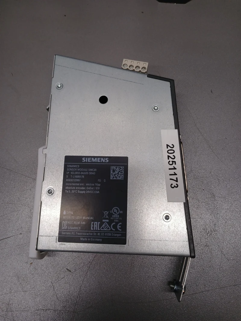SIEMENS 6SL3055-0AA00-5BA3 SINAMICS S120 Sensor Module SMC20