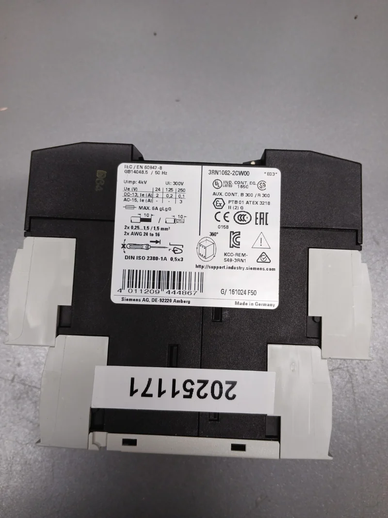 Siemens 3RN1062-2CW00 Motor Thermistor-Motorschutz Relais