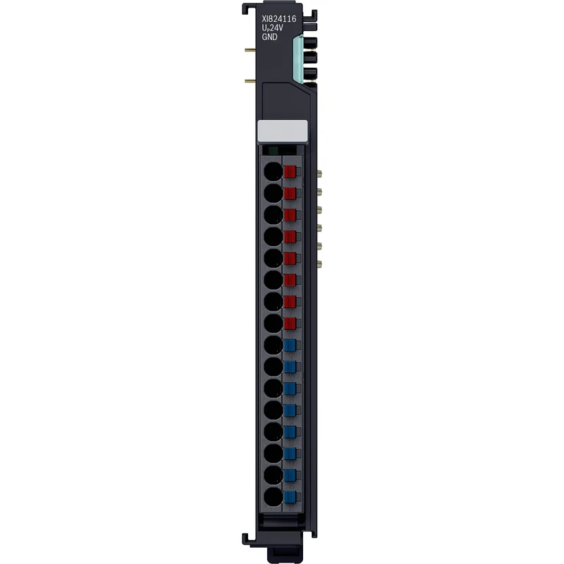 Systemmodul XI824116 ctrlX I/O Potentialverteilungsklemme 16-Kanal (8 x GND, 8 x 24 VDC) - R911406122