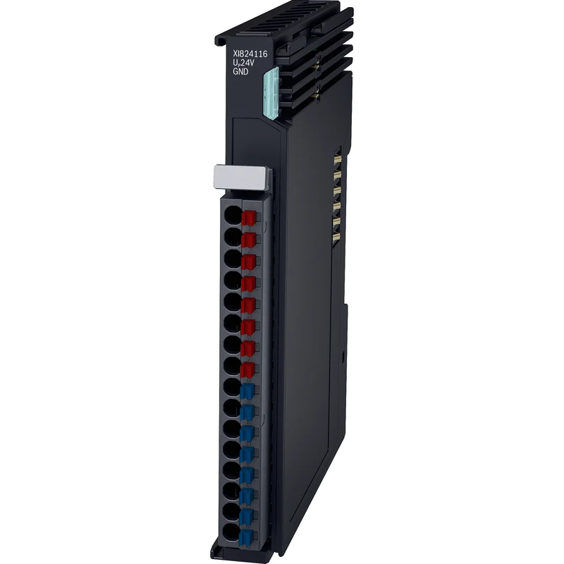 Systemmodul XI824116 ctrlX I/O Potentialverteilungsklemme 16-Kanal (8 x GND, 8 x 24 VDC) - R911406122