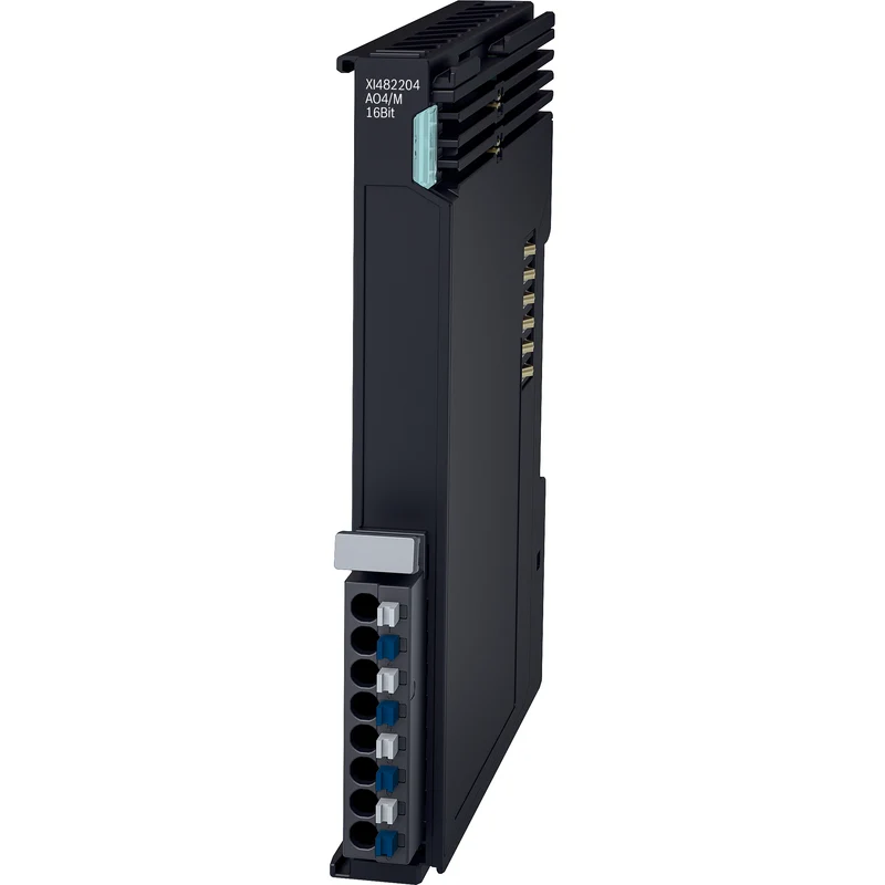 Analoges Ausgangsmodul XI482204 ctrlX I/O 4-Kanal (Multi-range, 0...10 V, ±10 V, 0...20 mA, 4...20 mA, 16 bit, diff. Ausgänge) - R911430123