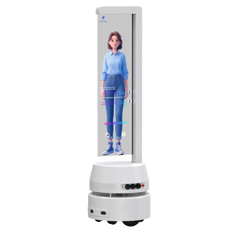 KI-Werberoboter mit Transparent-OLED & Digital Human (30/48/55")